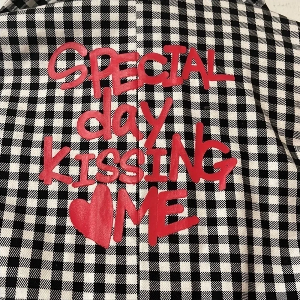 checkered toddler girl Jacket. Size 4